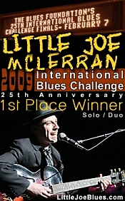 Little Joe McLerran wins in Memphis at the International Blues Challenge - Memphis