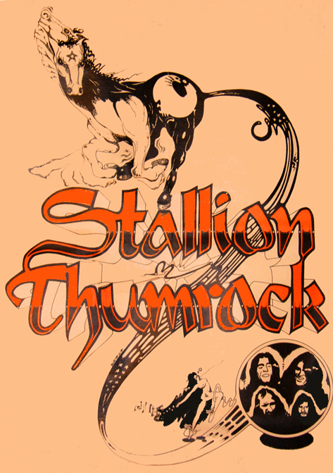 The original 1971 Stallion Thumrock poster